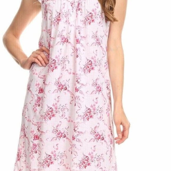 4 Pack  100% Cotton Knit Women Nightgown Sleepwear Pajamas Nightshirt - Picture 3 of 5